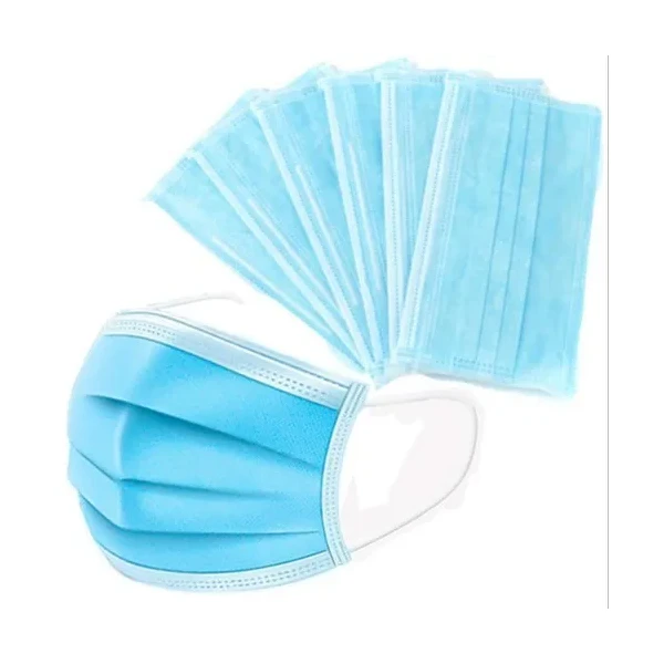 3 Layer Mask With Nose Pin