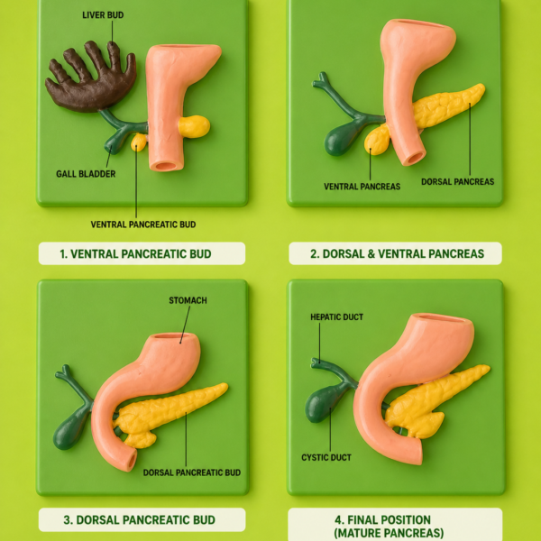 3D Pancreas Development Embryology Model