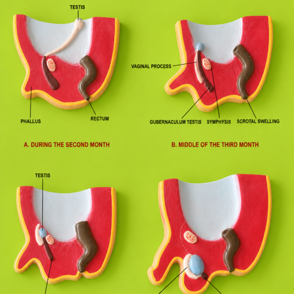 3D Descent of Testis Embryology Model