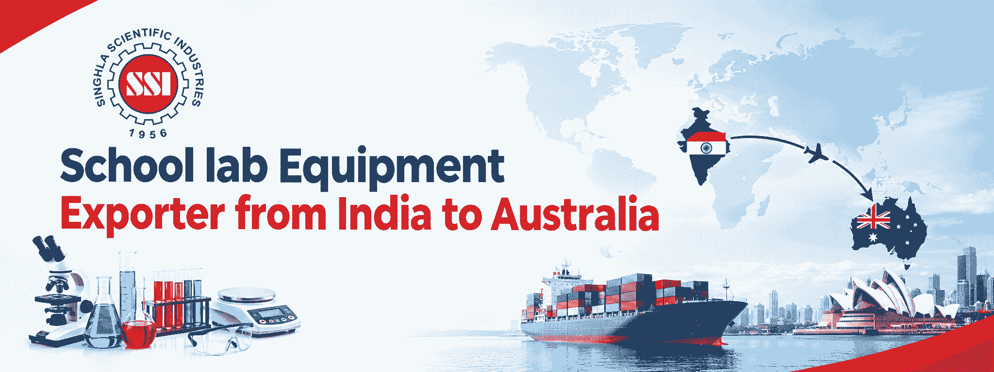 School lab Equipment Exporter from India to Australia